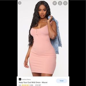Keep Your Cool Midi Dress Fashion Nova